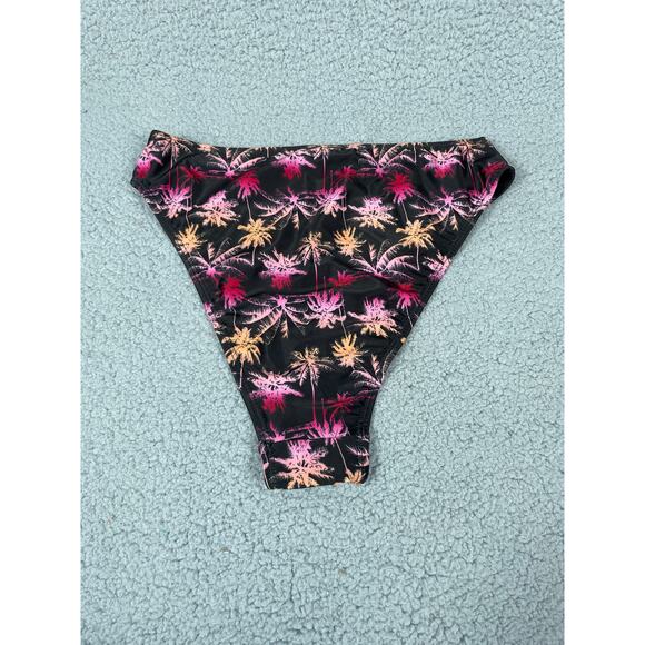 LA LA Swim Palm Tree Print Bikini Top & Bottom Size M - Picture 4 of 12